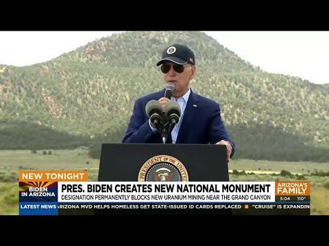 Biden creates new national monument near Grand Canyon