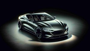 Generate a realistic, high-definition image of an elegant, sleek vehicle. It should meet the characteristics of a sports coupé and generate a feeling of dynamism and power. Its design lines should be fluid, highlighting the sporty sculpted front and rear, and its distinct headlights should have a touch of aggression. It uses Soft-luxe leather for interior upholstery, has a technologically advanced cockpit and is finished in a bold, metallic color.